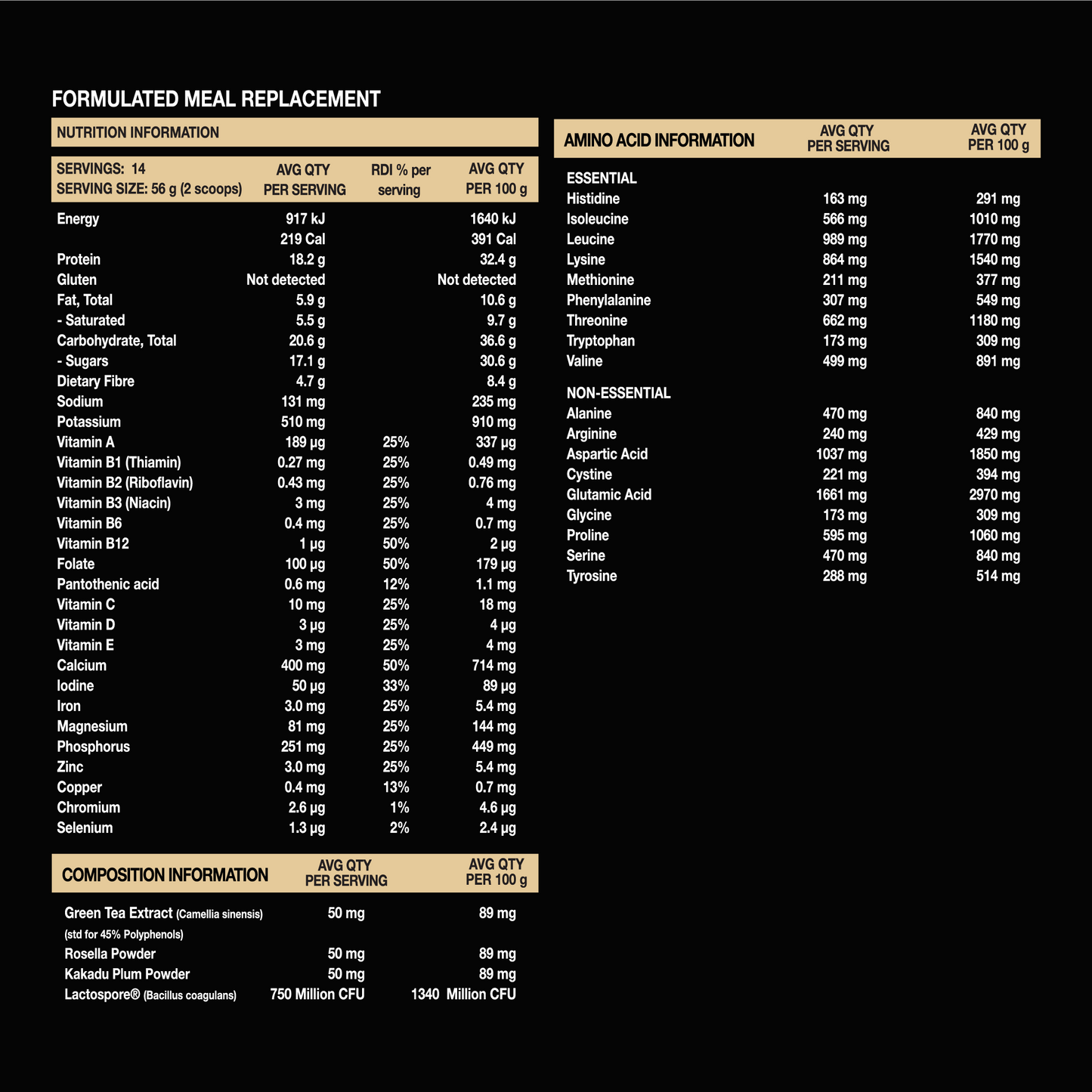 Meal Replacement - Vanilla