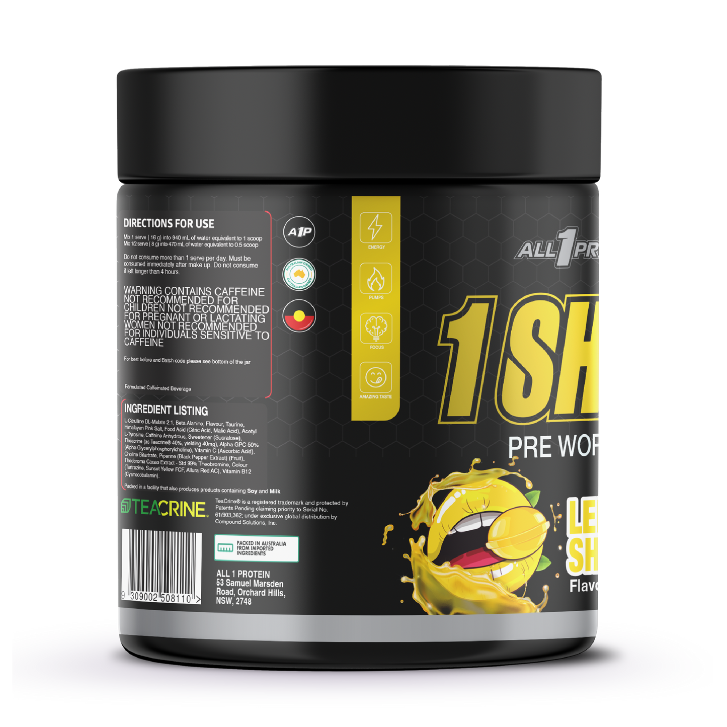 1 SHOT Lemon sherbet